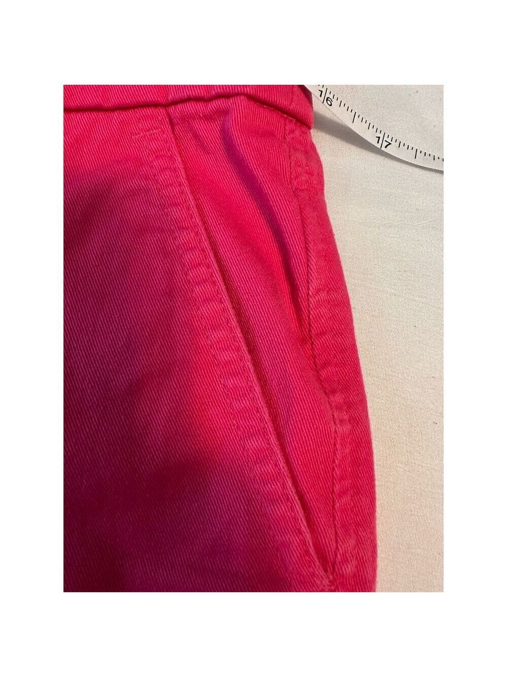 J. Crew Women's Pink Chino Shorts Size 6 Mid Rise Classic Fit - Picture 3 of 7